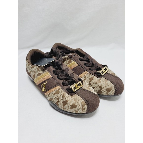 Baby Phat Elisa Jacquard Youth size 1 Brown Sneakers - Picture 1 of 8